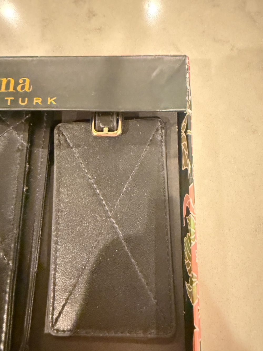 Trina Turk Quilted Passport Holder and Luggage Tag Gift Set - Picture 2 of 4